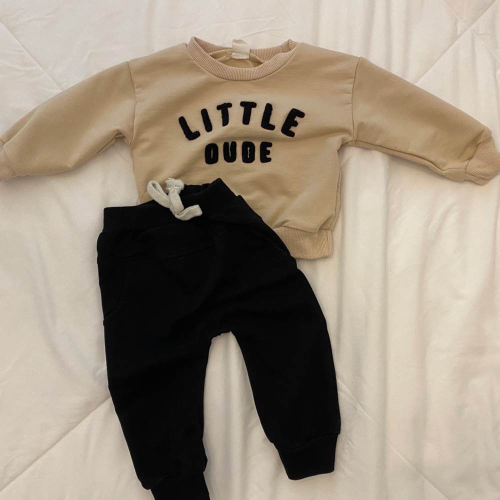 Little Dude Jogger Outfit